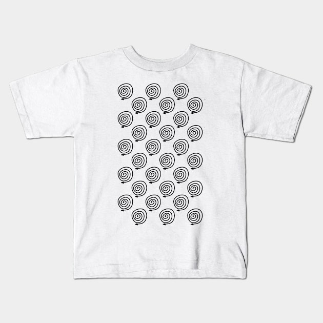 Doodle arrows Kids T-Shirt by hedehede